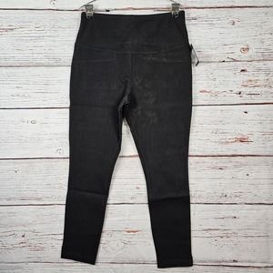 🔴 Lysse Skinny Ankle Length Denim Legging Women XL Black Stretch NWT